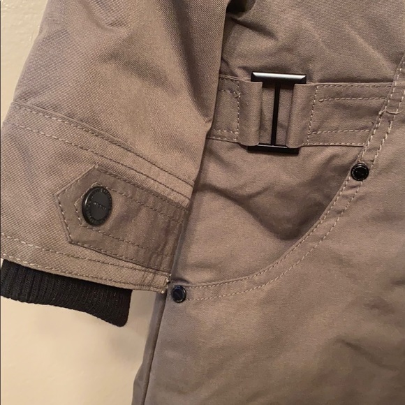 New Urban Republic Girls Olive & soft Leopard coat - Picture 7 of 10